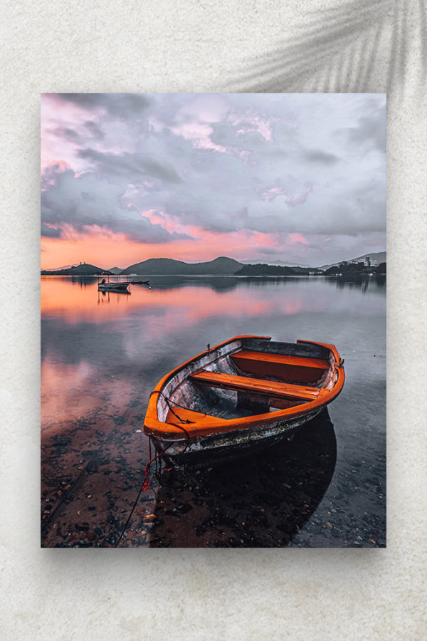 Canoé sur Lac
