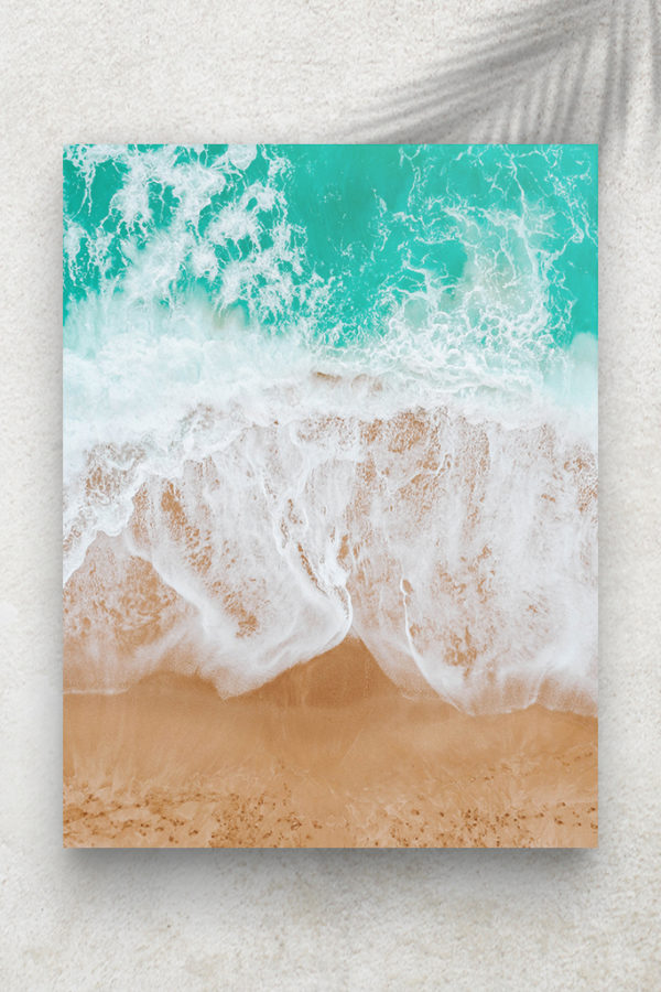 Vagues Turquoise et Sable